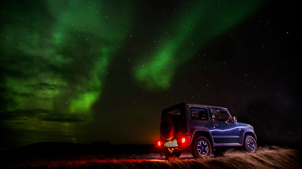 Iceland-Suzuki-Jimny-night